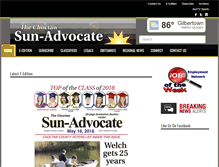 Tablet Screenshot of choctawsun.org